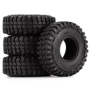 INJORA 1.0" 54*18mm S5 Mud Terrain Tyres for 1/24 RC Crawlers (4pcs) (T1002)