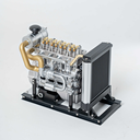 TECHING Mini Diesel Engine Metal Model Kit