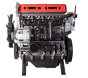 TECHING Turbocharged 4-Cylinder Engine Metal Model Kit