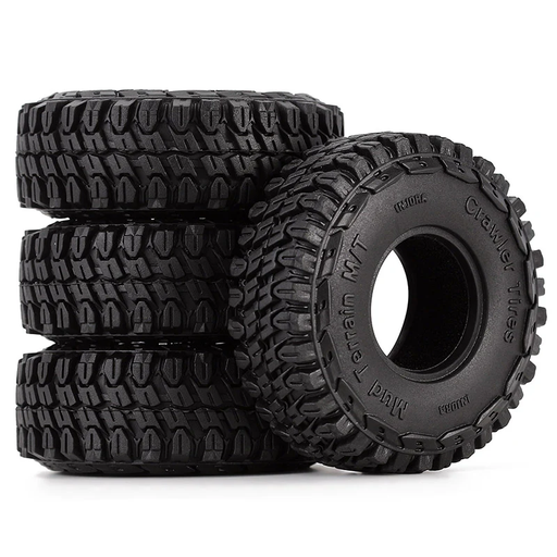 [YQT-1002] INJORA 1.0" 54*18mm S5 Mud Terrain Tyres for 1/24 RC Crawlers (4pcs) (T1002)